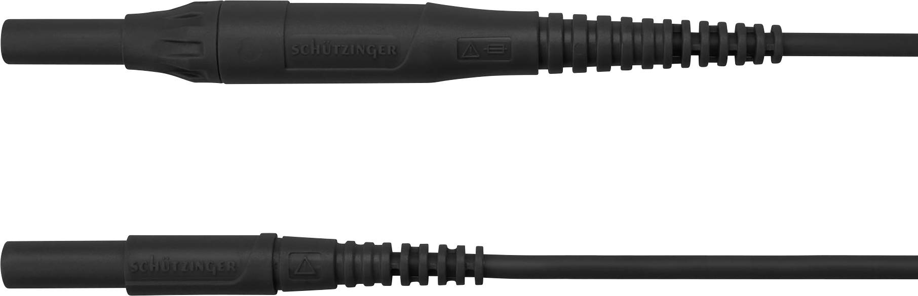 SCHÜTZINGER MSFK B441 / 1 / 200 / SW Messleitung [Stecker 4 mm - Stecker 4 mm] 200.00 cm Schwar