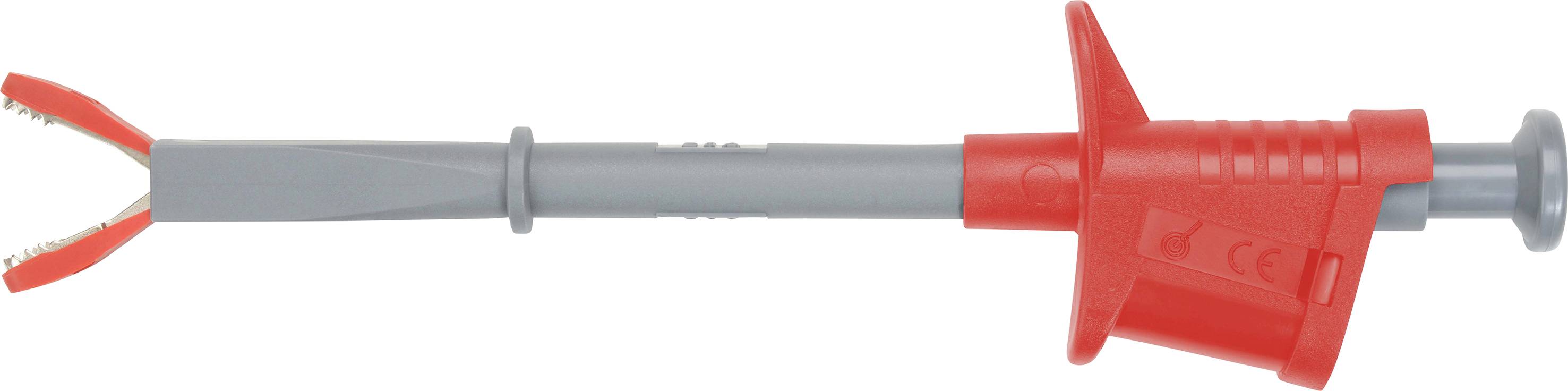 SCHÜTZINGER SKPS 7630 Ni / RT Sicherheits-Klemmprüfspitze Buchse 4 mm Rot