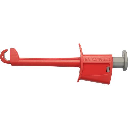 Schützinger SKPS 8341 Ni / RT Sicherheits-Klemmprüfspitze Buchse 4 mm Rot