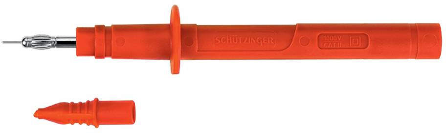 SCHÜTZINGER SPS 2381 Ni / RT Sicherheits-Prüfspitze Buchse 4 mm Rot 10 St.