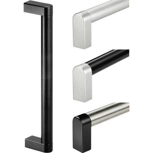 Thumbnail - Rohde A3-25.300.N04 Rohrgriff Silber, Schwarz (L x B x H) 320 x 25 x 61 mm 1 St.