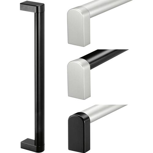 Rohde A4-35.P400.N04 Profilgriff Silber, Schwarz (L x B x H) 420 x 35 x 65 mm 1 St.