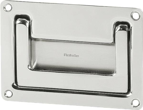 Rohde EE-03.118.49 Klappgriff  Edelstahl (L x B x H) 132 x 93 x 13.5 mm 1 St.