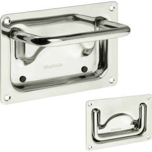 Rohde EE-07.118.49 Klappgriff Edelstahl (L x B x H) 90 x 90 x 13.5 mm 1 St.