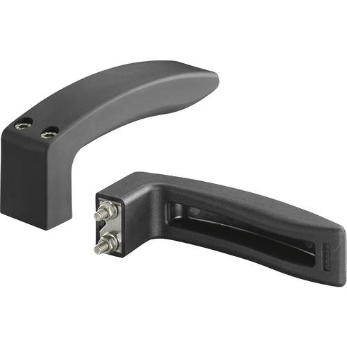 Rohde KW-30.017.84 Universalgriff Schwarz (L x B x H) 128 x 20 x 48 mm 3 St.