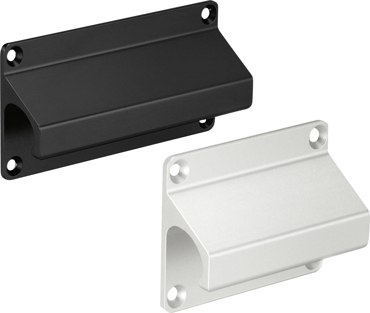 Rohde LF-01.088.04 Leistengriff Schwarz (L x B x H) 100 x 27 x 60 mm 2 St.