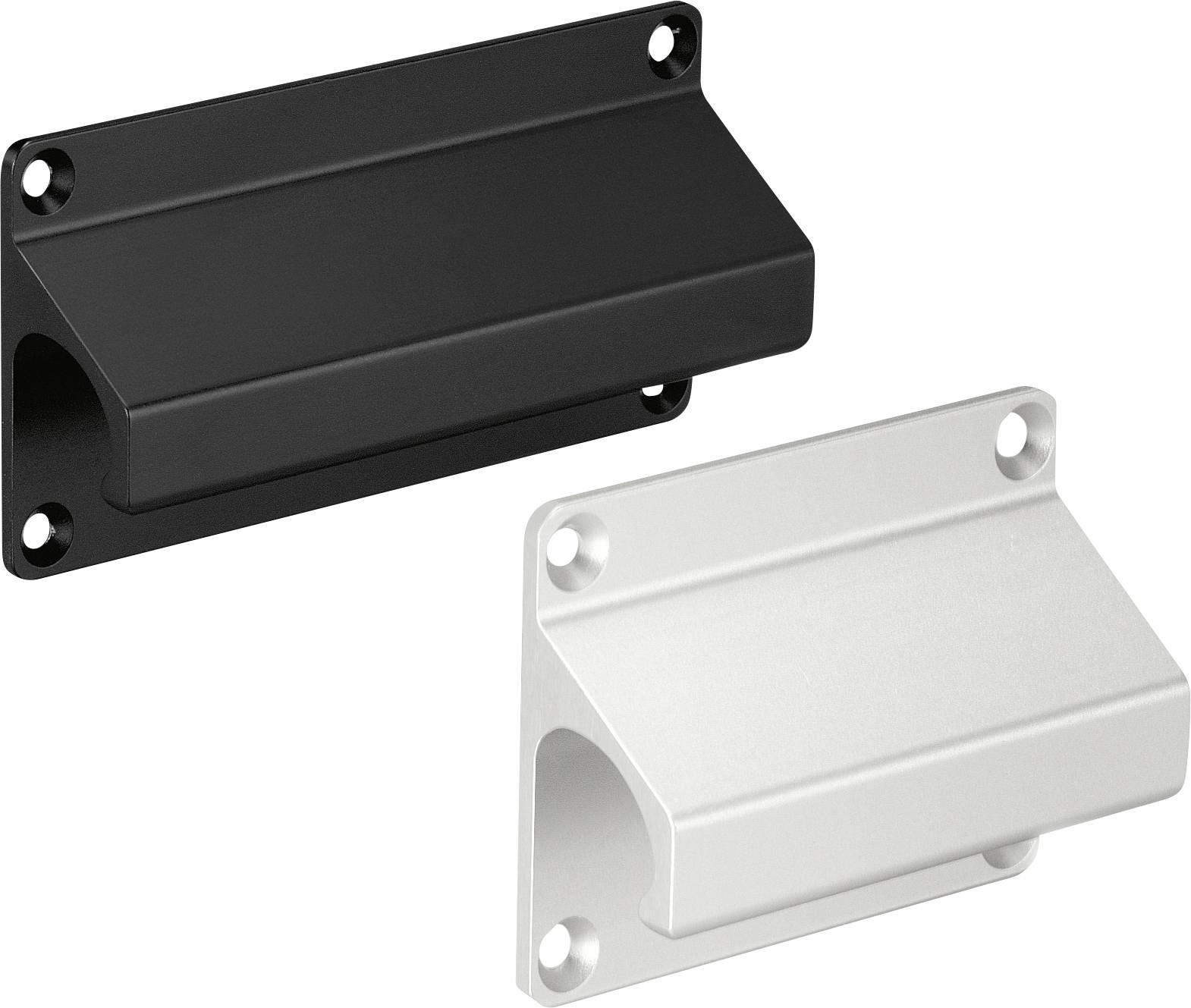 Rohde LF-01.108.04 Leistengriff Schwarz (L x B x H) 120 x 27 x 60 mm 2 St.