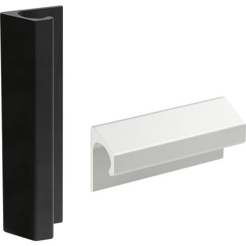 Rohde LF-02.100.01 Leistengriff Silber (L x B x H) 120 x 27 x 60 mm 4 St.