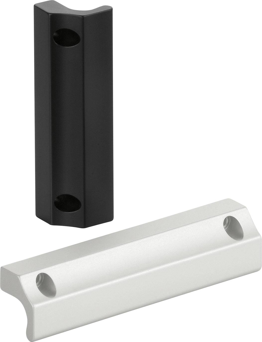 Rohde LG-06.F080.01 Leistengriff Silber (L x B x H) 100 x 10 x 22 mm 4 St.