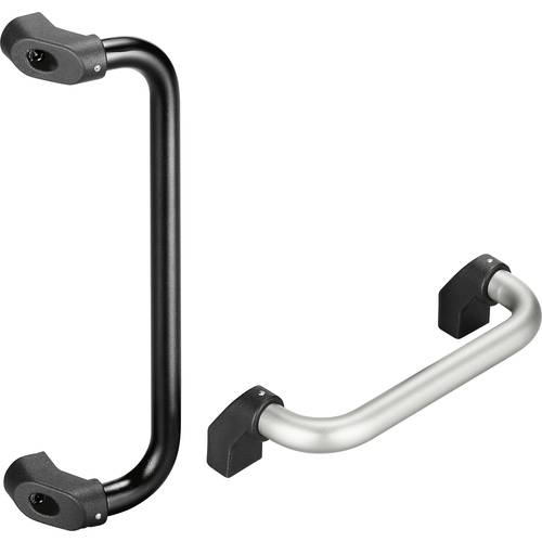 Thumbnail - Rohde M3-20.A350.11 Maschinengriff Schwarz, Silber (L x B x H) 380 x 20 x 62 mm 1 St.
