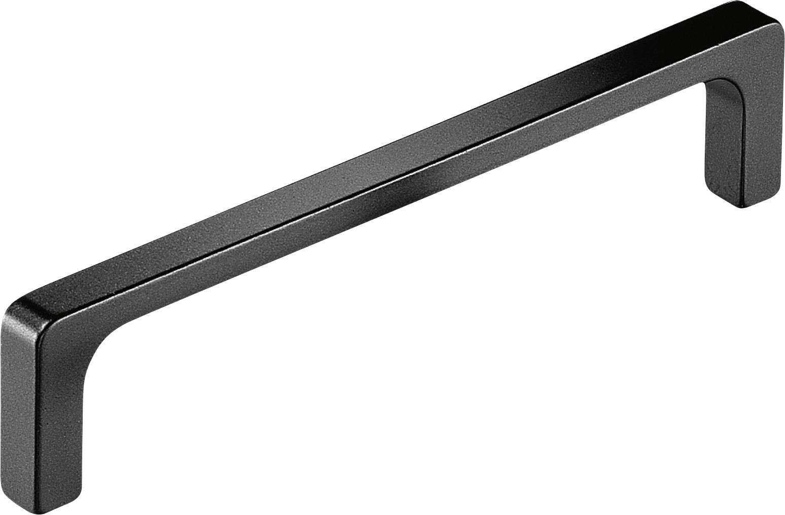 Rohde R1-12.075.04 Gerätegriff Schwarz (L x B x H) 87.5 x 12 x 40 mm 1 Set