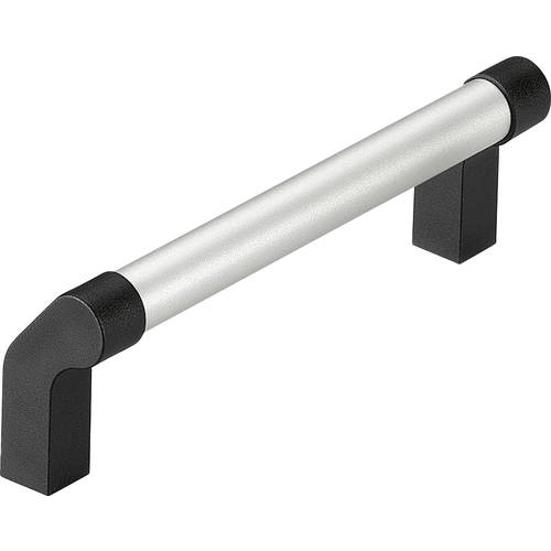 Thumbnail - Rohde UG-06.128.01 Universalgriff Schwarz, Silber (L x B x H) 140 x 12 x 40 mm 4 St.