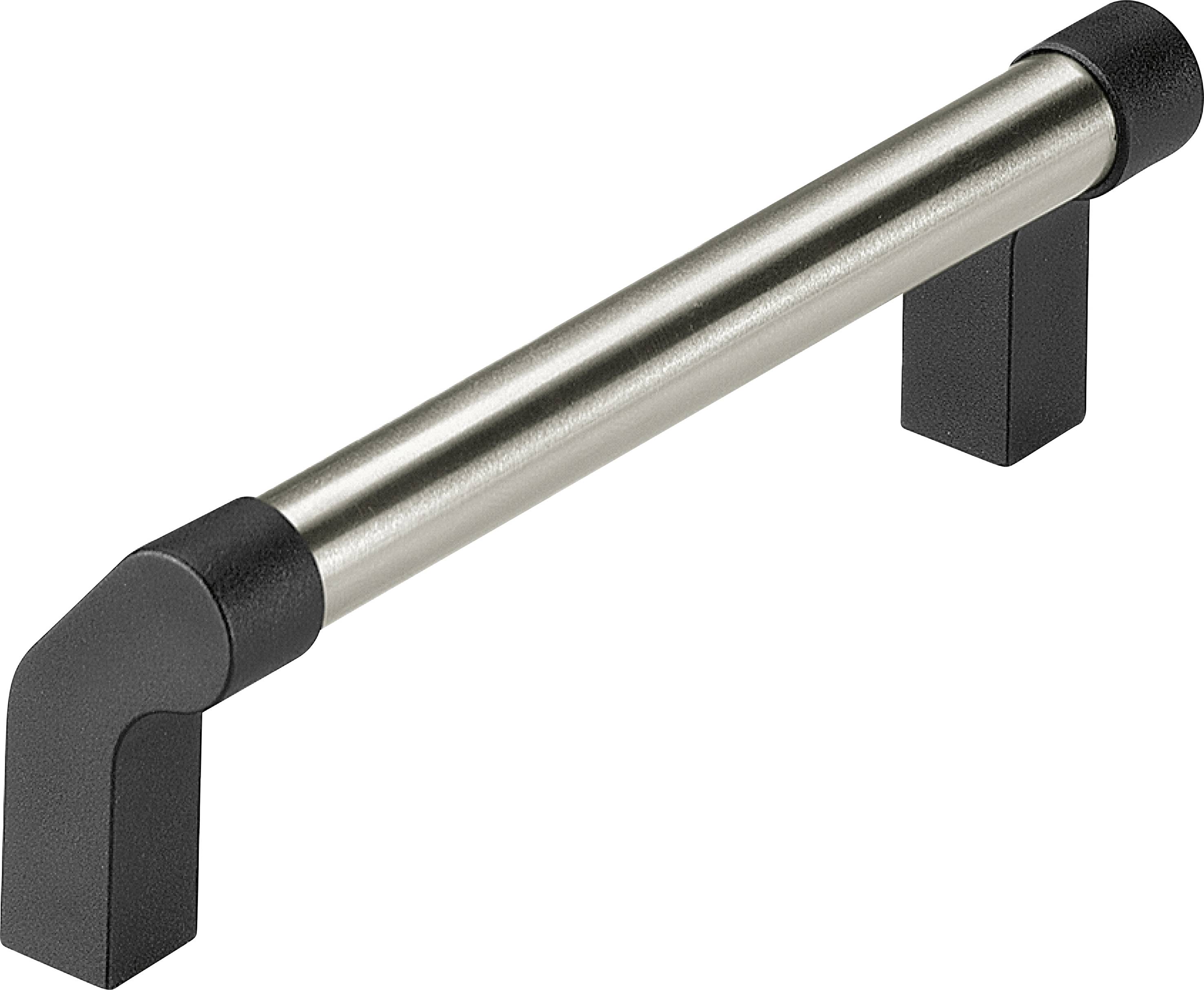 Rohde UG-06.180.37 Universalgriff Schwarz, Silber (L x B x H) 192 x 12 x 40 mm 3 St.