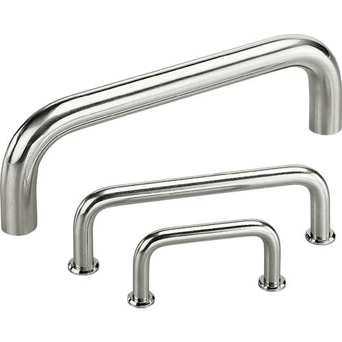 Thumbnail - Rohde VA-15.R150.33 Gerätegriff Edelstahl (L x B x H) 165 x 15 x 55 mm 1 Set