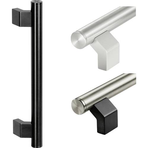 Thumbnail - Rohde WR-30.400.37 Rohrgriff Schwarz, Silber (L x B x H) 490 x 30 x 70 mm 1 St.