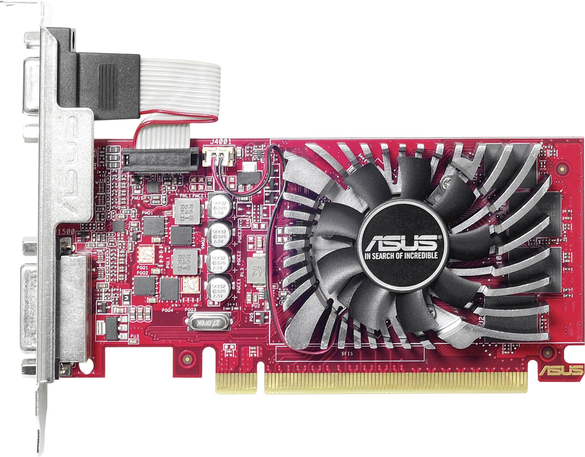 ASUS R7240-2GD5-L - Grafikkarten - Radeon R7 240 - 2 GB GDDR5 - PCIe 3.0 Low-Profile - DVI, D-Sub, HDMI-2