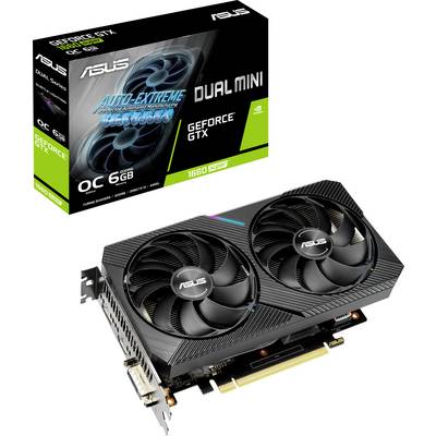 ASUS DUAL-GTX1660S-O6G-MINI - OC Edition - Grafikkarten - GF GTX 1660 SUPER - 6 GB GDDR6 - PCIe 3.0 x16-0