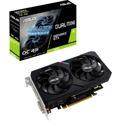 ASUS Dual-GTX1650-O4GD6 Mini (4GB,DVI,HDMI,DP,Active)-0
