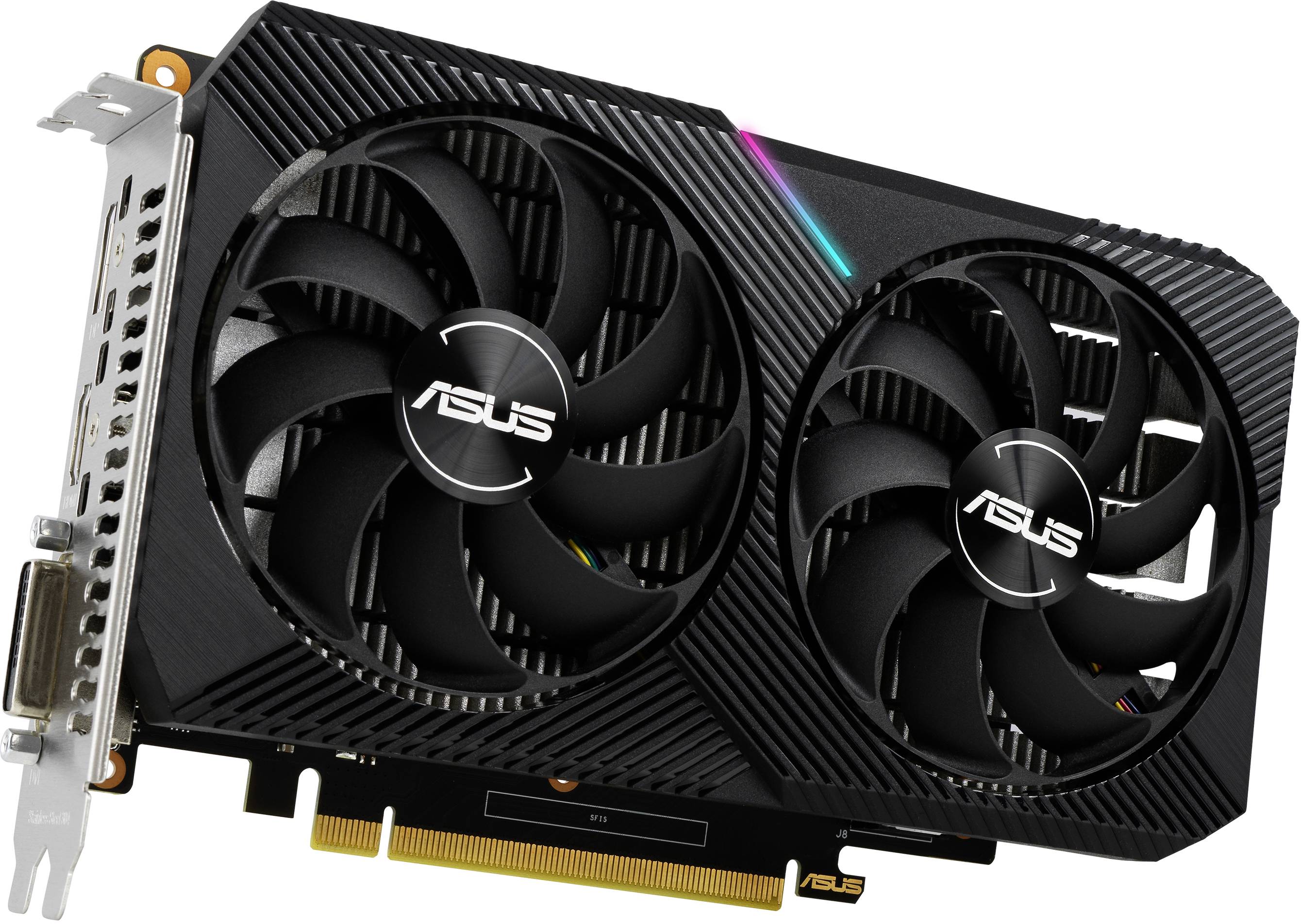 ASUS Dual-GTX1650-O4GD6 Mini (4GB,DVI,HDMI,DP,Active)-5