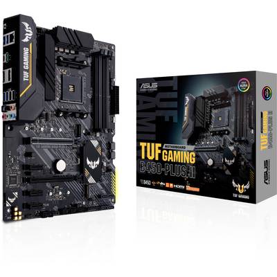 Asus TUF GAMING B450-PLUS II Mainboard Sockel (PC) AMD AM4 Formfaktor (Details) ATX Mainboard-Chipsatz AMD® B450