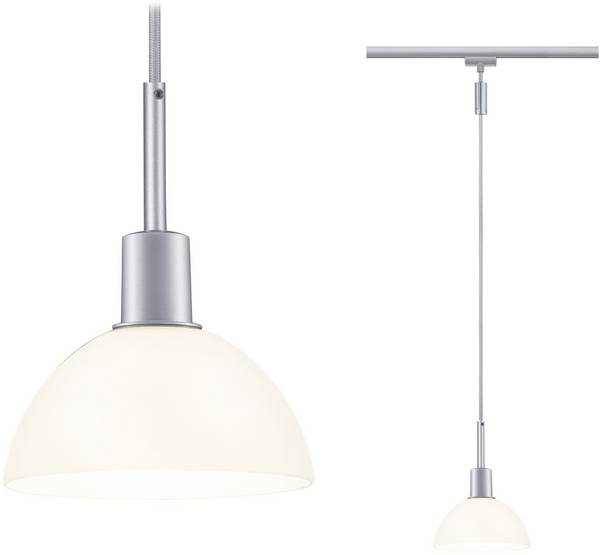 Paulmann Sarrasani  Pendelleuchte URail E14   Chrom (matt), Opal