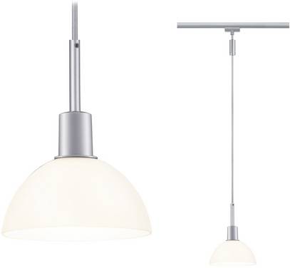 Paulmann Sarrasani  Pendelleuchte URail E14   Chrom (matt), Opal
