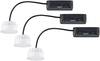 Paulmann 92477 LED-Einbauleuchte 3er Set LED 19.5 W Satin