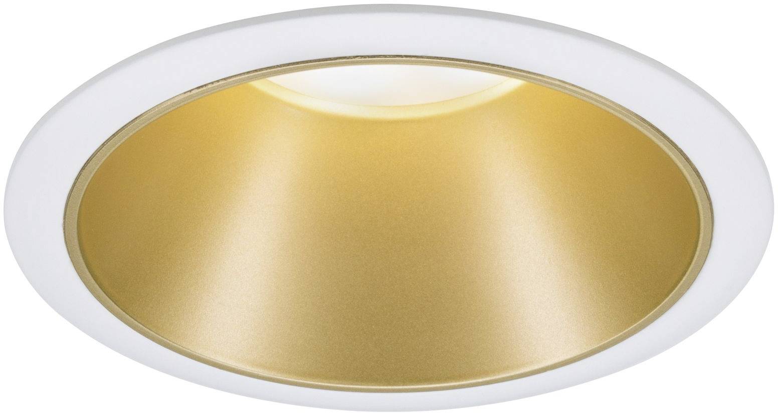 PAULMANN 93396 LED-Einbauleuchte Weiß (matt), Gold