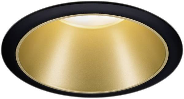 Paulmann 93395  LED-Einbauleuchte   LED GU10  Schwarz (matt), Gold
