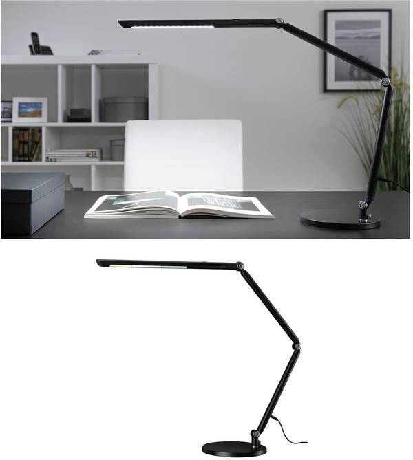 Paulmann FlexBar 78912 LED-Schreibtischleuchte LED  10.6 W  Schwarz