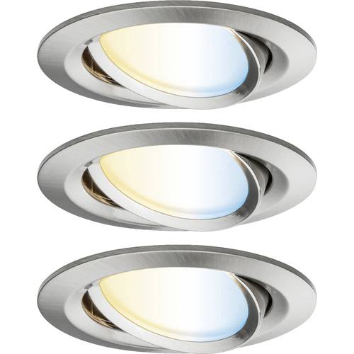 Paulmann 92962 LED-Einbauleuchte LED 18 W Eisen (gebürstet)
