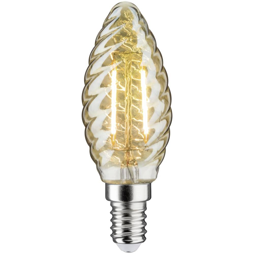 Paulmann LED-lamp Energielabel A++ (A++ E) E14 Gedraaide kaars 2.6 W (Ø x h) 35 mm x 98 mm 1 stuk(s)