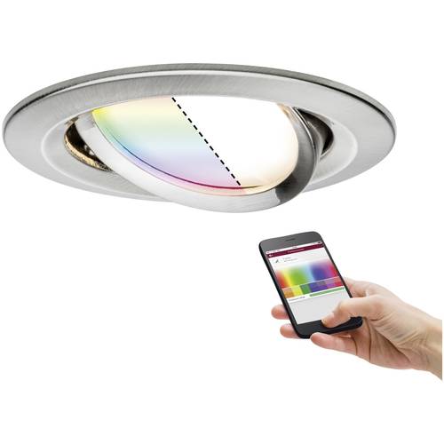 Paulmann 92964 LED-Einbauleuchte LED 5.2 W Eisen (gebürstet)