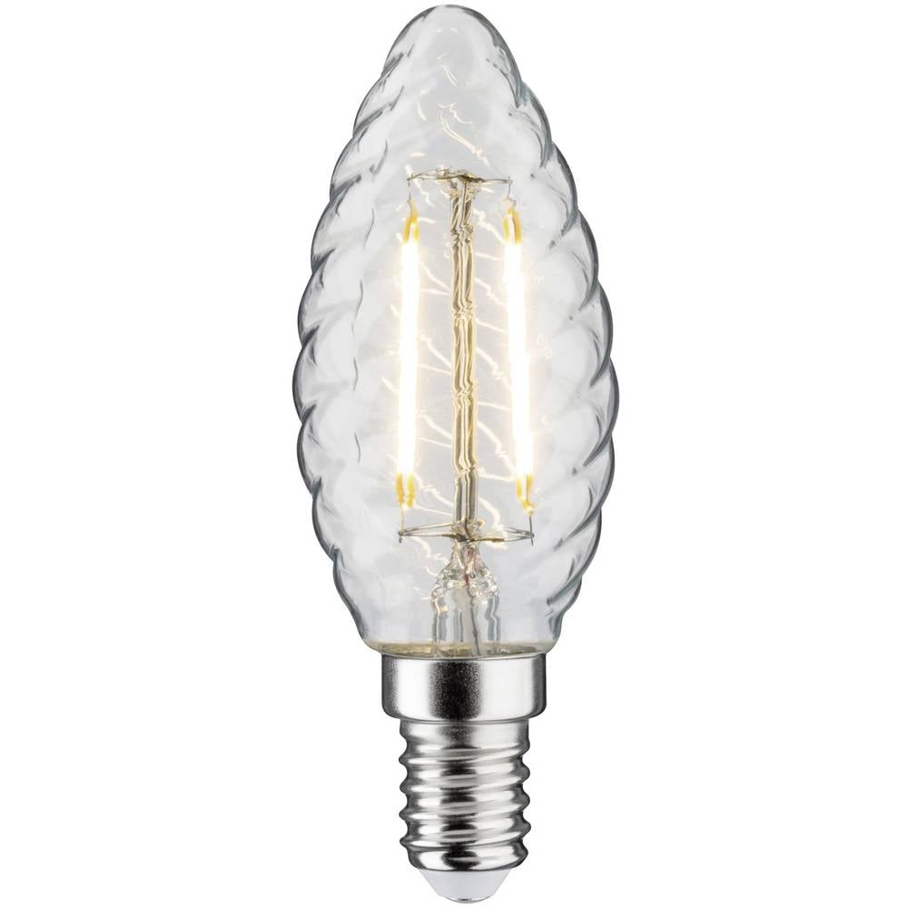 Paulmann LED-lamp Energielabel A++ (A++ E) E14 Gedraaide kaars 4.7 W Warmwit (Ø x h) 35 mm x 98 mm 1
