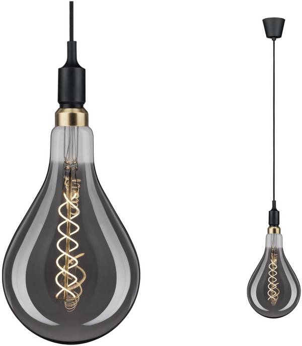 Paulmann Ketil 50381 Pendelleuchte LED E27   Schwarz