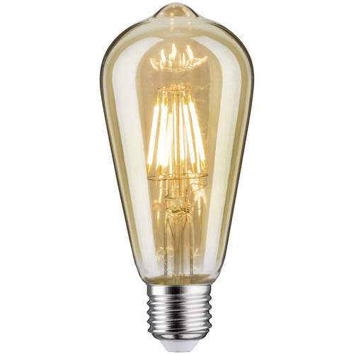 Paulmann 28523 LED E27 Spezialform 6 W = 42 W Gold (Ø x H) 64 mm x 145 mm 1 St.