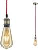 Paulmann Eldar 50386 Deckenleuchte LED E27 Rot, Nickel (gebürstet)