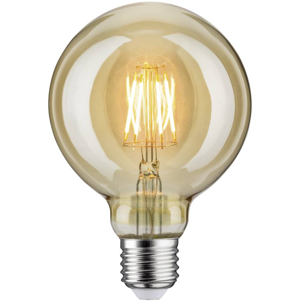 Paulmann LED-lamp Energielabel A (A++ E) E27 Bol 6.5 W Goud (Ø x h) 95 mm x 138 mm 1 stuk(s)