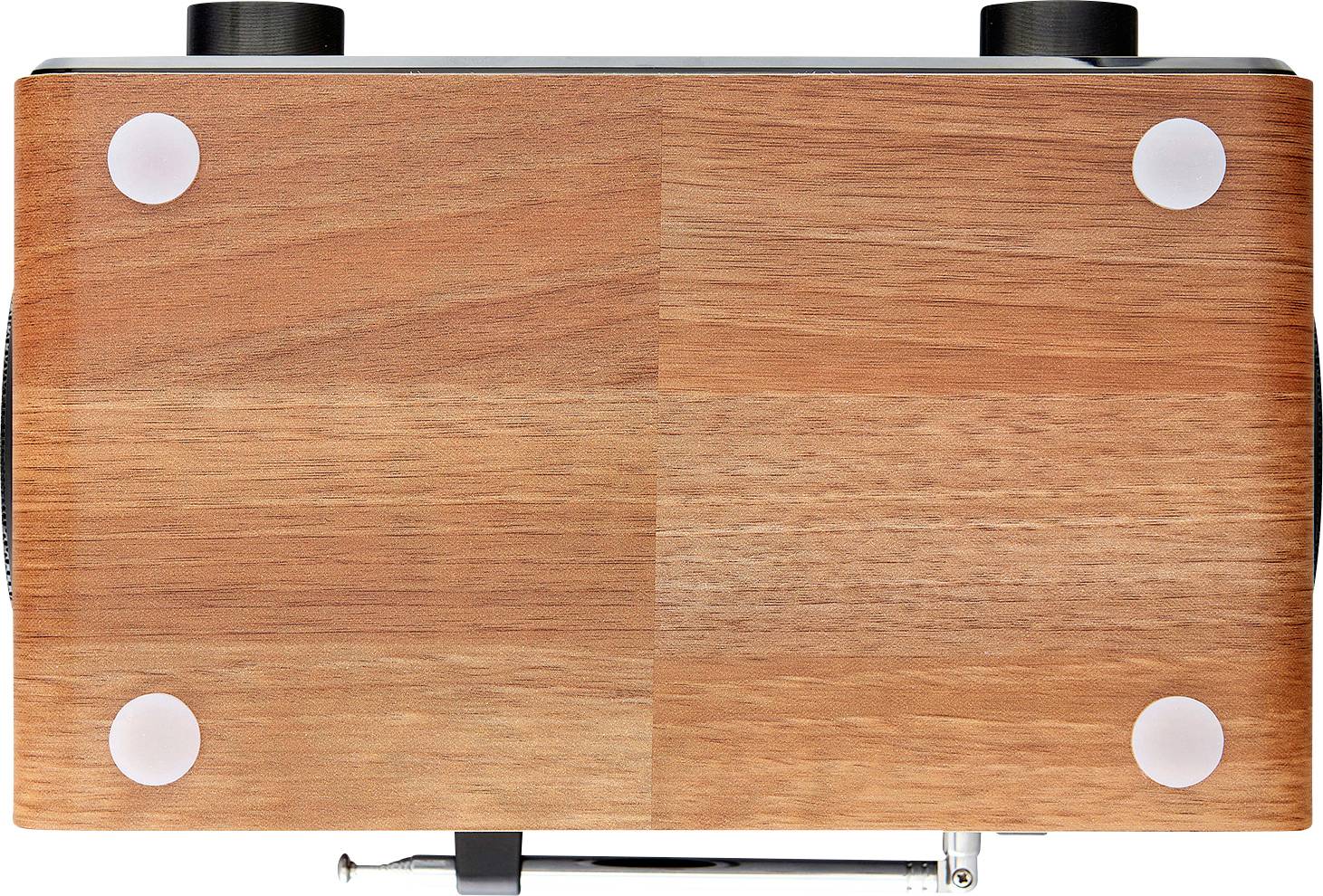 Albrecht DR 865 Tischradio DAB+, UKW AUX Barrierefrei, Inkl. Fernbedienung, Tastensperre, Weckfunktion Holz (dunkel)-2