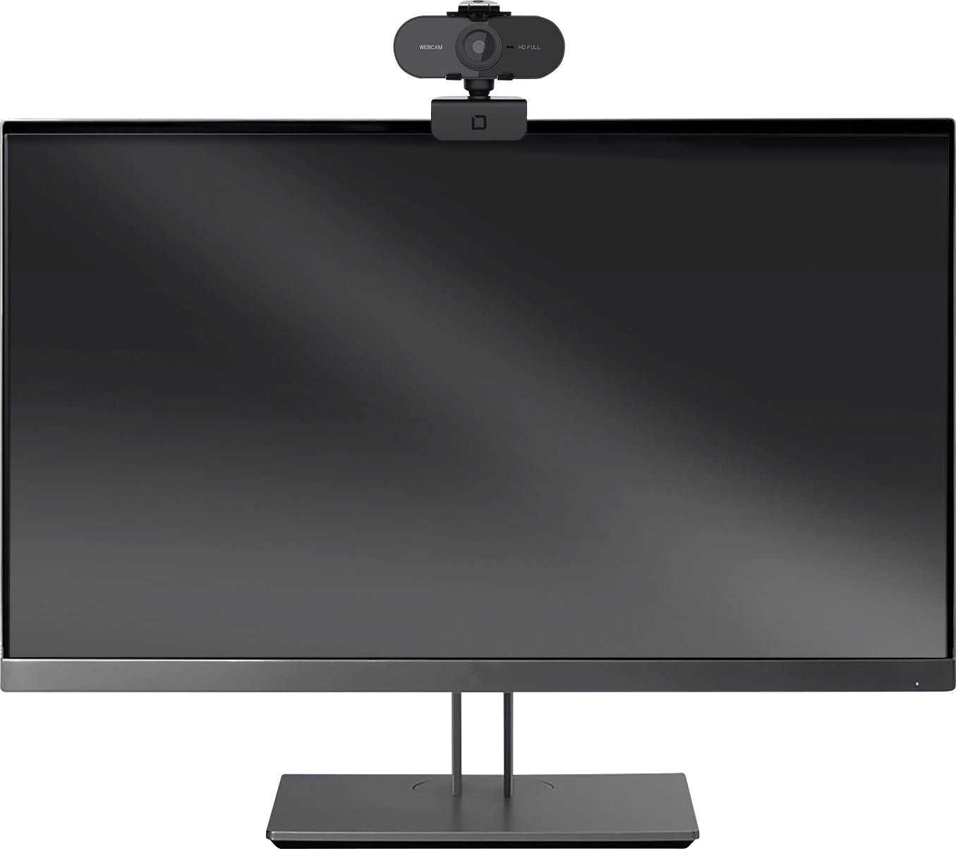 Dicota Webcam PRO Plus Full HD Full HD-Webcam 1920 x 1080 Pixel Klemm-Halterung-1