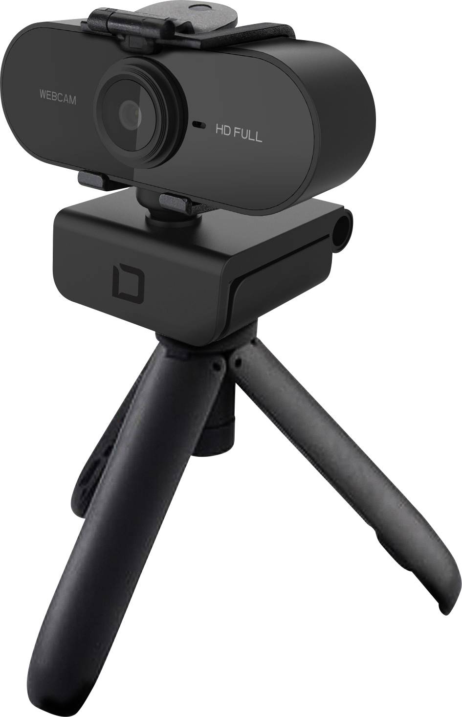 Dicota Webcam PRO Plus Full HD Full HD-Webcam 1920 x 1080 Pixel Klemm-Halterung-2