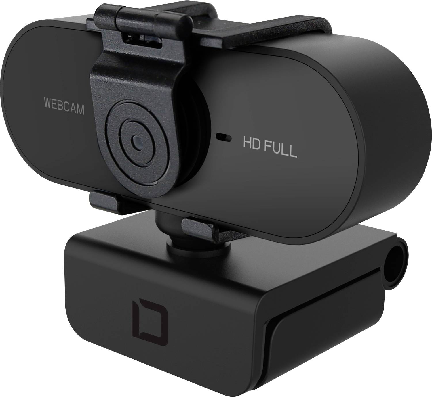 Dicota Webcam PRO Plus Full HD Full HD-Webcam 1920 x 1080 Pixel Klemm-Halterung-3