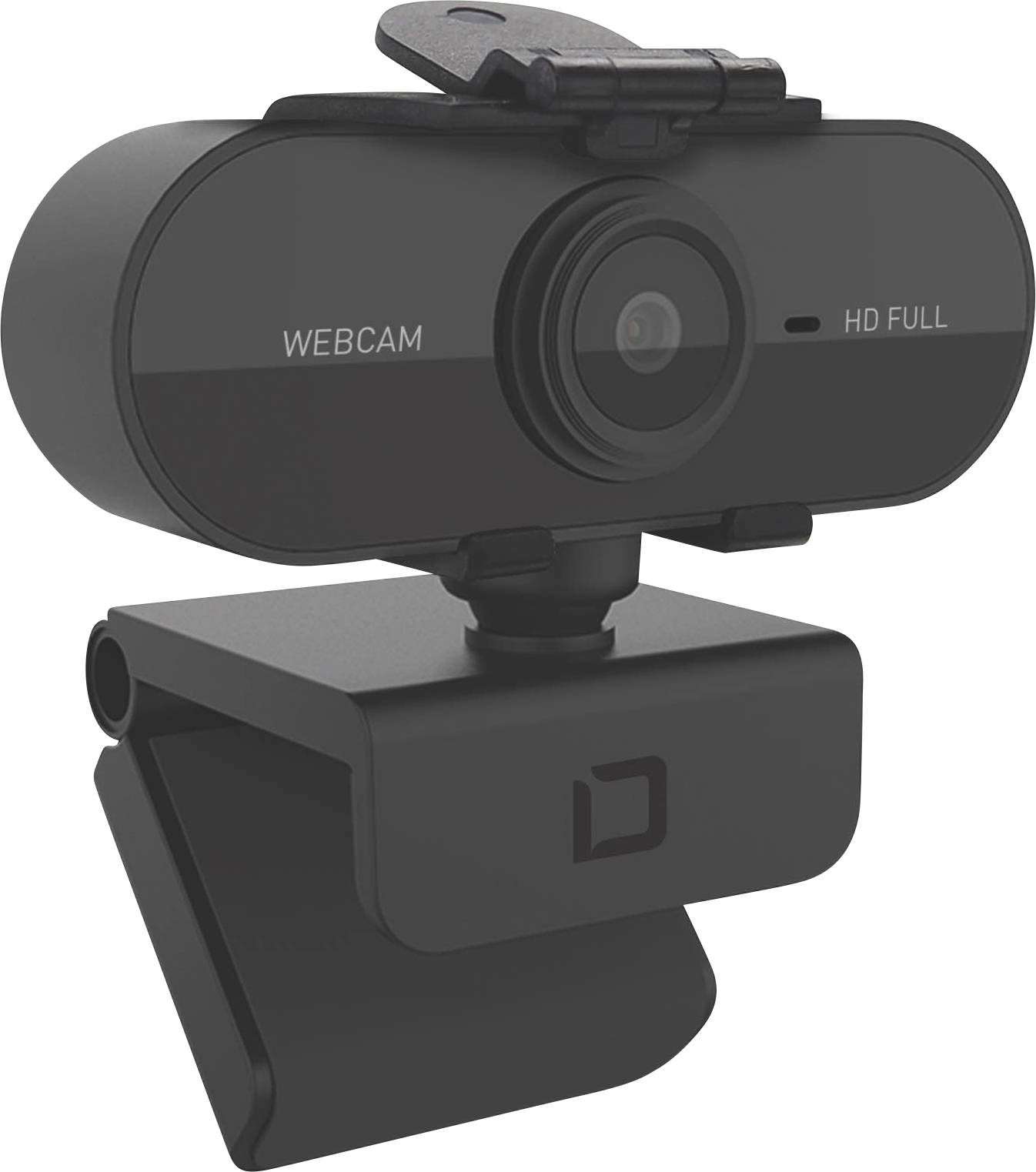 Dicota Webcam PRO Plus Full HD Full HD-Webcam 1920 x 1080 Pixel Klemm-Halterung-4