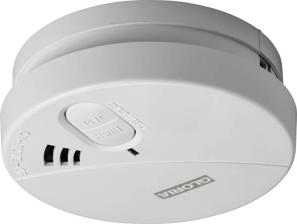 Gloria R5 Rauchwarnmelder inkl. 5 Jahres-Batterie batteriebetrieben (Ø x H) 106 mm x 35 mm