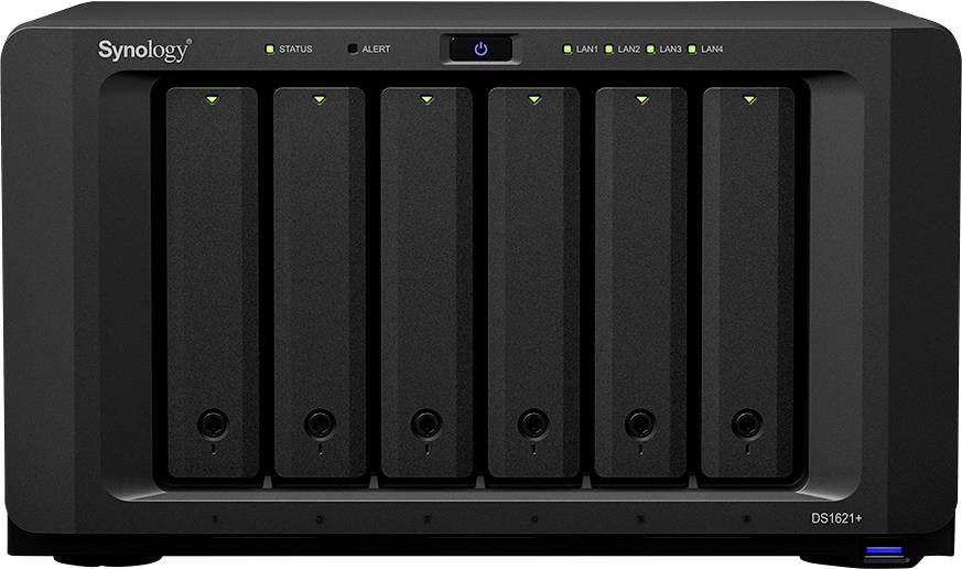 DiskStation DS1621+ NAS-Server Gehäuse 6 Bay Hardware-Verschlüsselung, Geplantes EIN/Ausschalten, Aufwachen bei