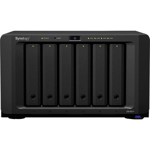 Thumbnail - Synology DiskStation DS1621+ NAS-Server Gehäuse 6 Bay Hardware-Verschlüsselung, Geplantes EIN/Ausschalten, Aufwachen bei...