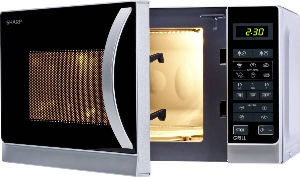 Sharp R-642(IN)W - Mikrowellenofen mit Grill-5