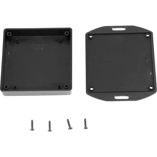 Hammond Electronics 1551XXFLBK Universal-Gehäuse 80 x 80 x 15 ABS Schwarz 1 St.