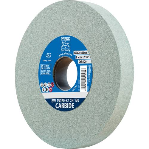 Thumbnail - PFERD TOOLS 39008425 Schleifbockscheibe Durchmesser 150 mm Bohrungs-Ø 32 mm Glas, Metall, Stahl 1 St.