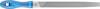 PFERD TOOLS 11216256 Werkstattfeile Flachspitz Hieb 1 inkl. Ergonomie-Feilenheft für grobe Zerspanung & Schruppen Länge 250 mm 1 St.